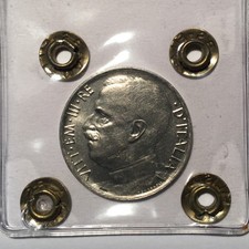 50 CENTESIMI 1921 LEONI REGNO D'ITALIA V.E.III, EX PERIZIA "QFDC/FDC"FILISINA M.