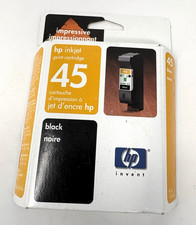 HP Inkjet 45 Black Ink Printer Cartridge 51645A Sealed Box OEM EXP. NOV. 2004