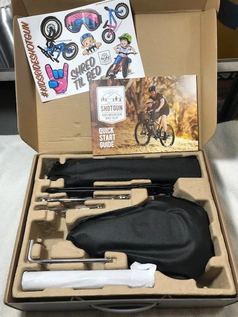 Escopeta de paseo para niños Original Bicicleta Niño Asiento de bicicleta Marco montado en la parte delantera Niño 2-5 Foto 4 de 4