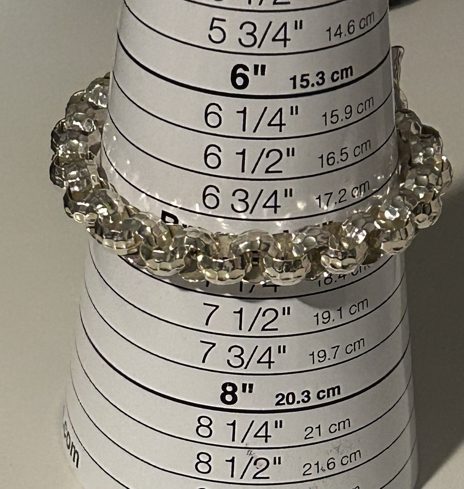 Sterling Silver Silpada, Heavy Hammered Rolo Bracelet. Great Condition.