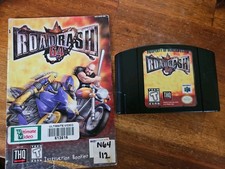 Road Rash Nintendo 64 N64, 1999 With Manual SEE PICS READ DESCRIPTION Tested 