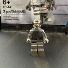 LEGO Star Wars TC-14 Chrome Silver Protocol Droid Minifigure w/ Original Polybag