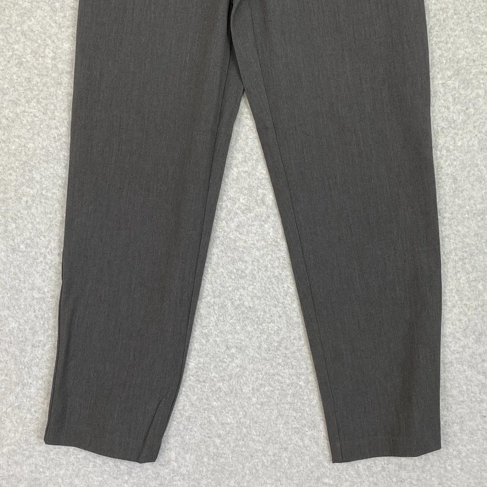 Dressbarn Dress Pants Womens 6 Gray Flat Front Straight High Rise Career - Image 3 of 4