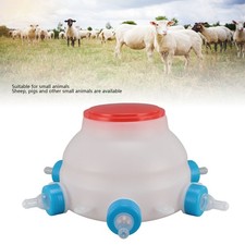 _Lamb Feeder Milk Bottles Round PC Plastics Easy-Clean Sheep Feeding Bucket For