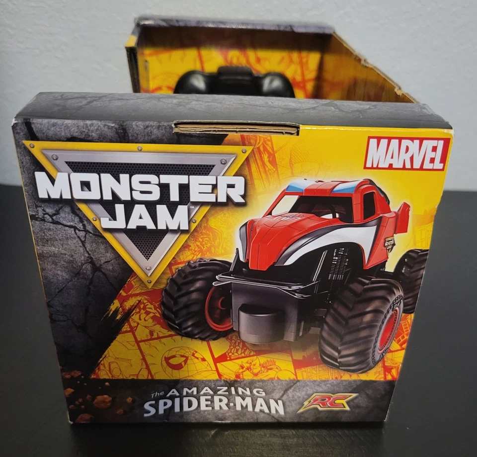 Monster Jam Marvel The Amazing 蜘蛛侠遥控怪物卡车 1: 24 比例 — 第 2/4 张图片
