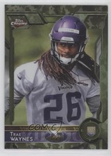 2015 Topps Chrome Rookies STS Camo Refractor 210/499 Trae Waynes #104 07rd