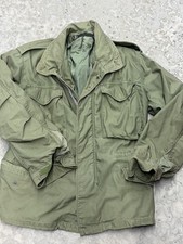 VTG 60s OG 107 M65 Hooded Military Jacket Men's Medium Scovill First Pattern