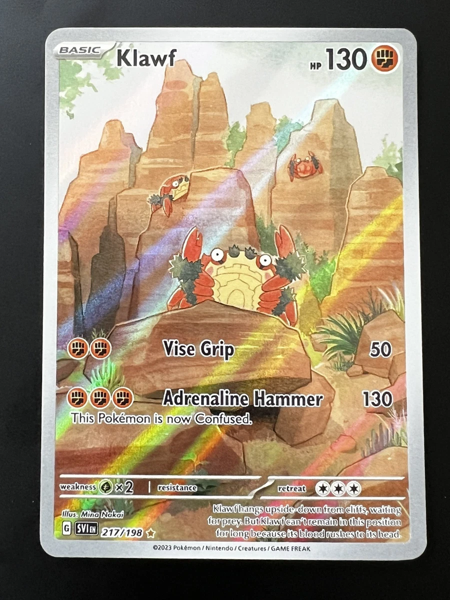 klawf pokemon card full art Klawf(Uncommon) {F}〈031/062〉[SV3a] – 晴れる屋2 main image 1