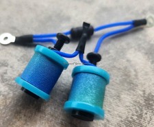 1" 8-32 Tattoo Machine Parts Coils 8 Wrap Turquoise Washers Green Neon Blue USA