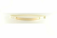 Obi Band Damen Schlanker Taillengürtel Goldplatte Weiß Elastisch