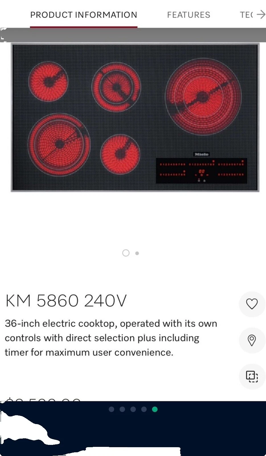 Estufas eléctricas Miele