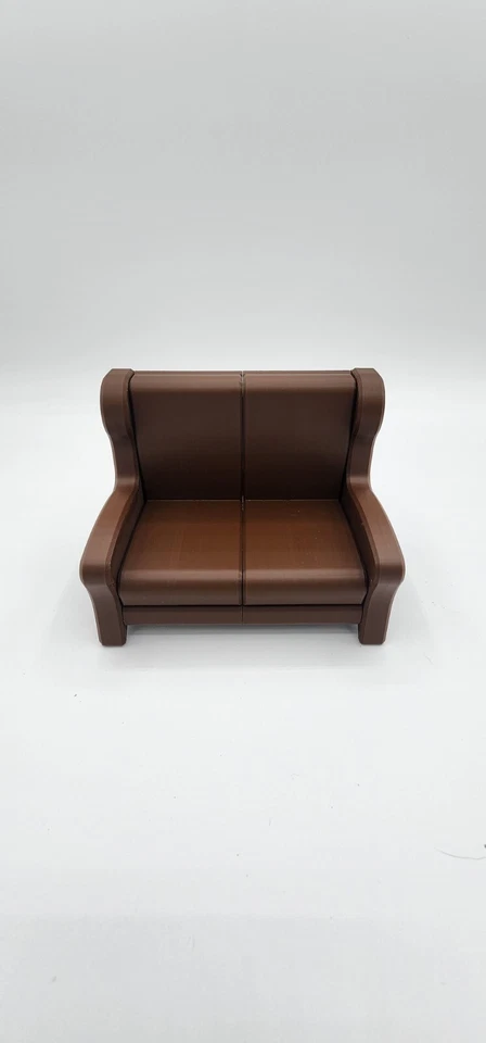 Sofá impreso en 3D muebles miniaturas casa de muñecas escala 1:12 Foto 2 de 4