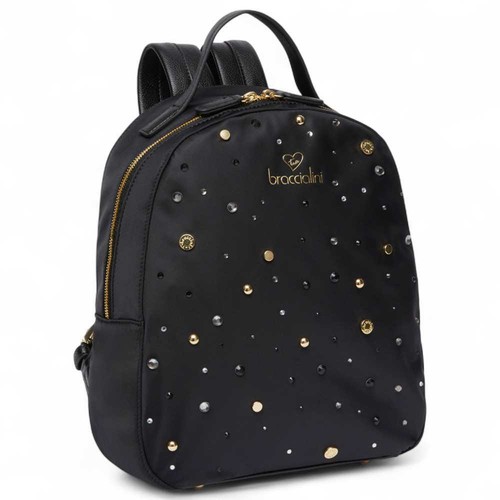 NEW BRACCIALINI Backpack BETH STRASS Female Black - B18266-TY-100 - Picture 2 of 5