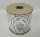 Bulk Spool Metallic Silver 3mm 1/8" Craft Cord Trim Double Loop Picot 144 YDS