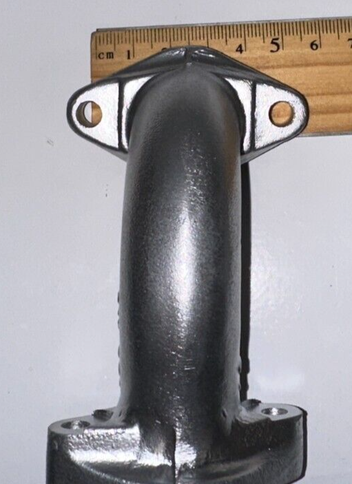 1 EA NEW INTAKE MANIFOLD PIPE FOR CUSTOM USES 44MM TO HEAD 48MM TO CARB