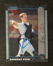 1999 Bowman Chrome #99 Robert Fick Detroit Tigers Signed Card Autographed
