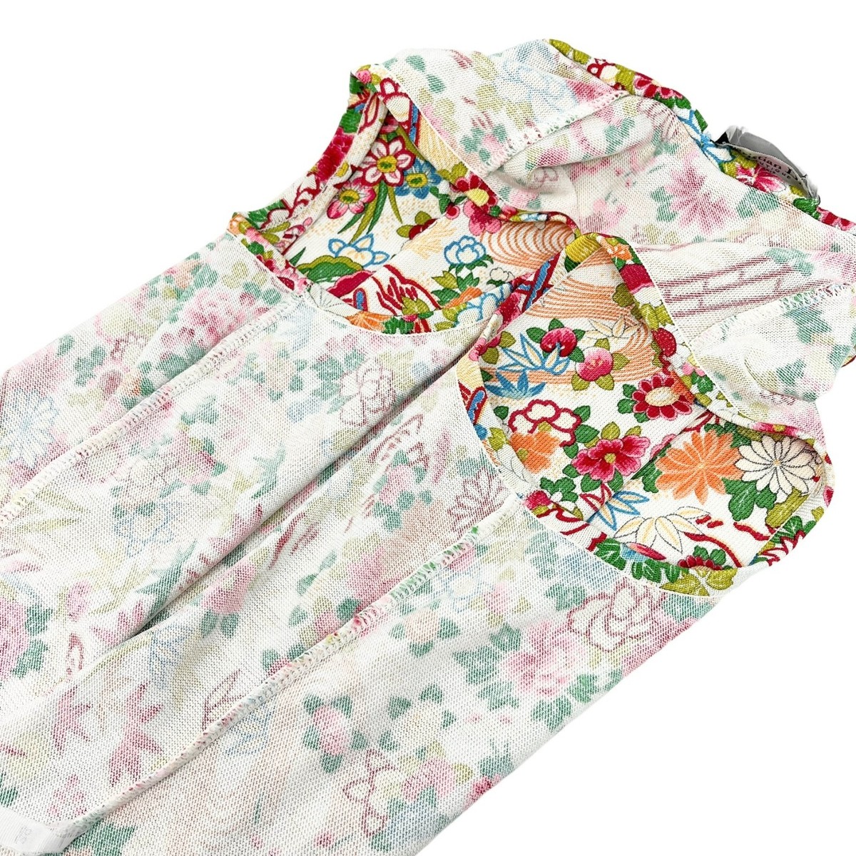 Christian Dior モノグラム タンクトップ 38 Christian Dior Vintage Zipped Tank Top #38 Sequins White Silver