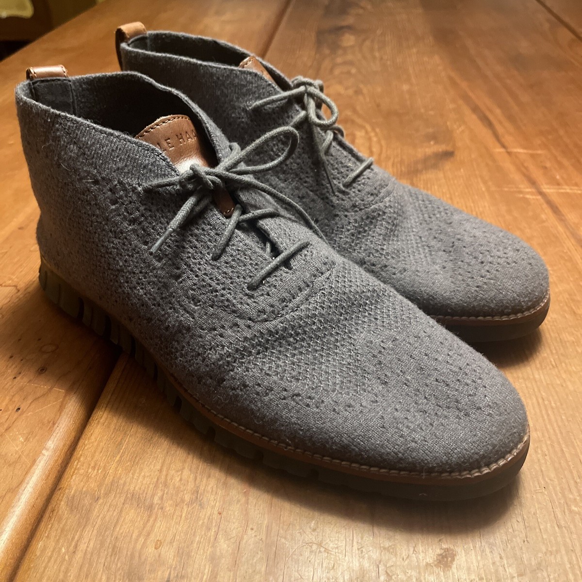 Cole Haan Gray Zerogrand Stitchlite Wingtip Sz 11.5  Oxford Dress Shoes … Cole Haan OriginalGrand Wingtip Oxford with Stitchlite  main image 4