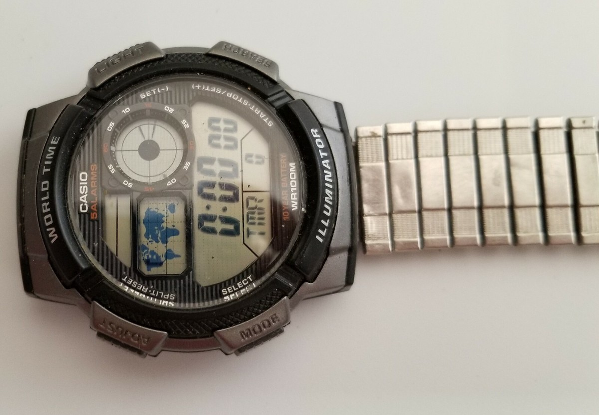Watch Casio World Time Made in Thailand | eBay