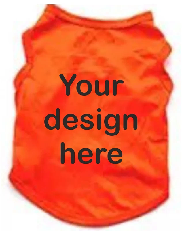 Pet Small Dog Puppy Personalised Vest T-Shirt Coat 5 sizes free postage - Image 4 of 4