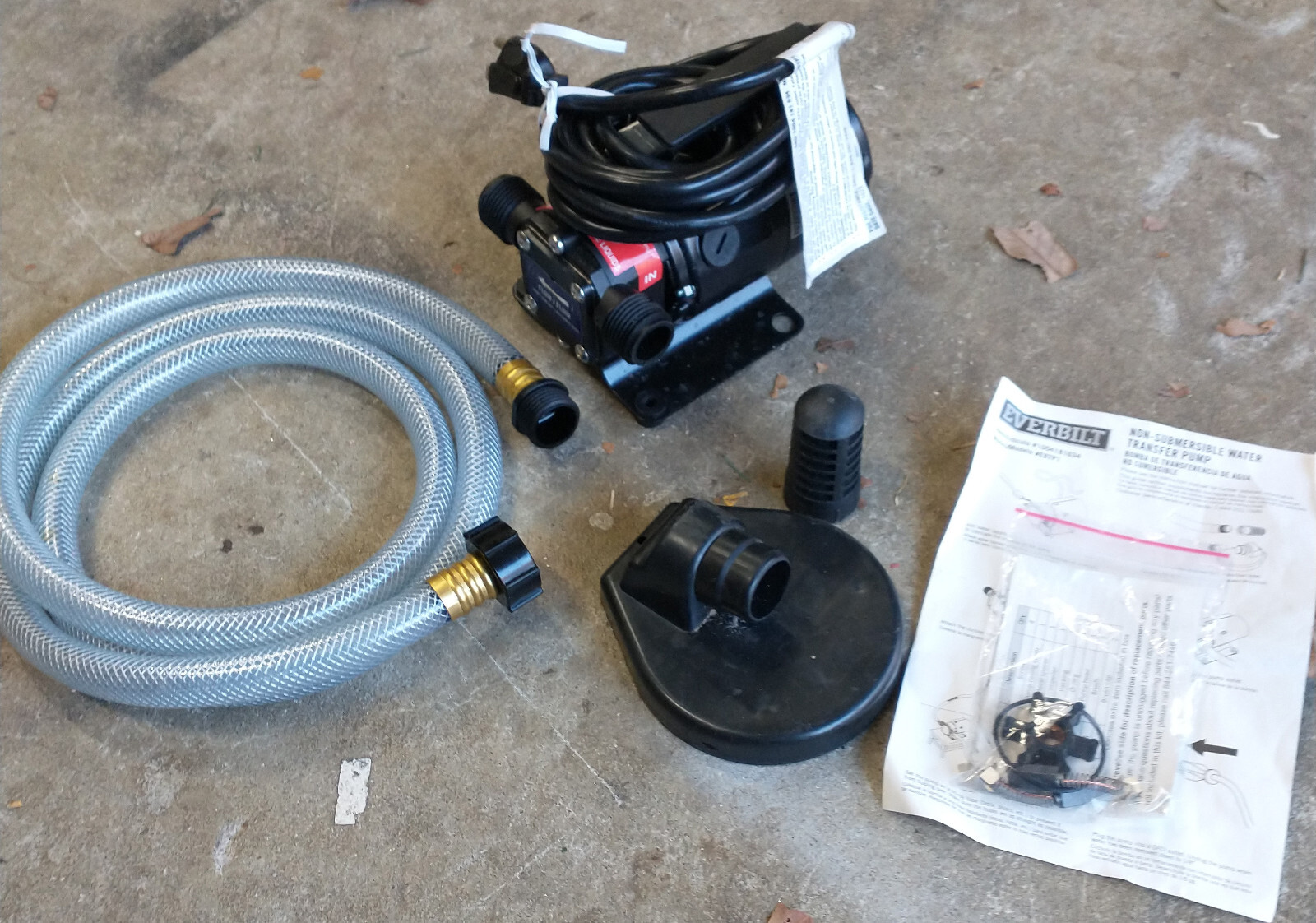 Everbilt EBTP1 1/10 HP NonSubmersible SelfPriming Transfer Pump Thư