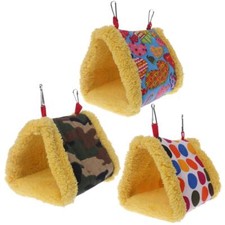 Warm Bird Nest Hammock House Parrot Snuggle Plush Hideaway for Small Conures