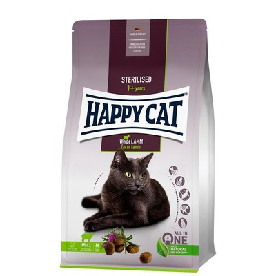 Happy Cat Sterilised Adult Meadow Lamb 300g (46,33 /kg)