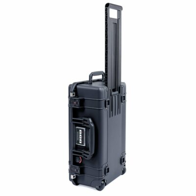 Black Pelican 1535 Air case. With TSA locking latches. Comes no