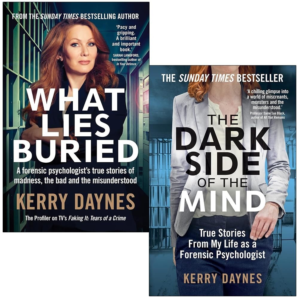Kerry Daynes Collection 2 Books Set What Lies Buried, Dark Side of the Mind
