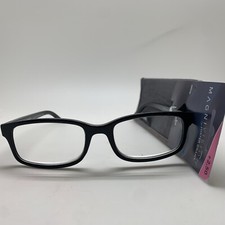 Foster Grant MAGNIVISION BOSTON Black 2.50 Reading Glasses W/Case READERS