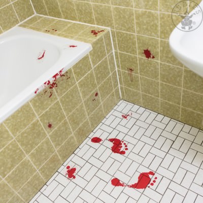 Rubies - 6290913 - Aufkleber Blutspuren * Deko * Halloween * Fußabdrücke * Füße