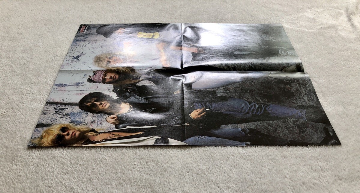 GUNS N' ROSES 1989 Axl Rose Slash Posters Swedish Magazine