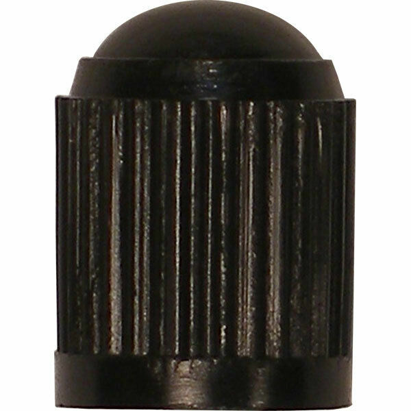 100 Black Plastic Valve Stem Caps Dome Style eBay