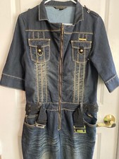 Blue Jean Roca Wear Jumpsuit Size L
