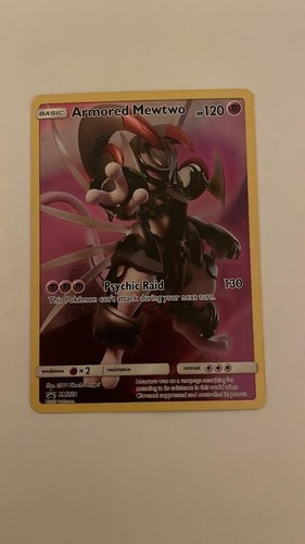 Carta Coleccionable Armored Mewtwo HOLO SM228 – Pokémon TCG 2019, Edición Especial, Estado LP