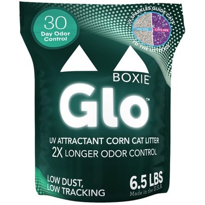Boxie  Glo  Natural Attractions 30 Day Odor Control Clumping Corn Cat Litter,...