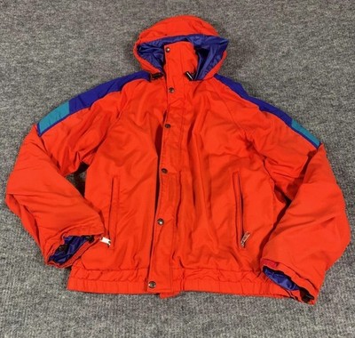 VTG The North Face Jacket Mens Large Red Gore-Tex Extreme Hooded Parka Ski 90s