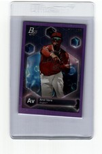 2022 Bowman Platinum #PE-28 Arol Vera Precious Elements Purple #/250