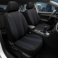 2x Sitzbezüge passend für Mercedes C-Klasse W202 S202 ab 1993-2000 Schwarz-Blau 2x Sitzbezüge passend für Mercedes C-Klasse W202 S202 ab 1993-2000 Schwarz-Blau
