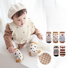2 Pairs Kids Baby Socks Anti-slip Socks Winter Newborn Socks Toddler Floor Socks