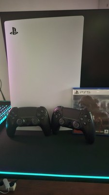 PS5 with 2 DualSense Controllers & Game In Perfect Condition  