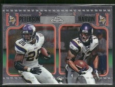 2010 Topps Chrome Gridiron Lineage Adrian Peterson / Percy Harvin #CGL-PH