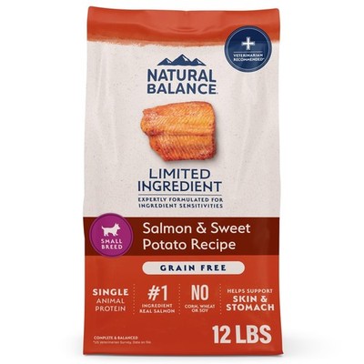 Limited Ingredient Grain Free Salmon & Sweet Potato Dry Dog Food for Small Breed