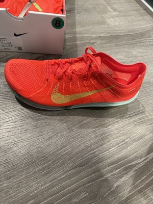 Nike Air Zoom Victory 2 Track Running Spikes Orange Size 8  display picture 2
