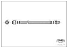 Flexible de frein Mercedes 230