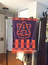Auburn Tigers Blue and Orange Polyester Scarf