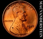 1924 Lincoln Wheat Cent - Smoothed - Scarce  High Grade  Lustrous  #L6482