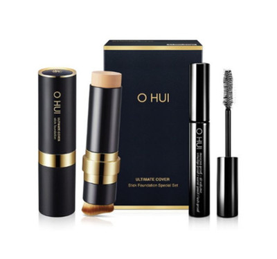 O HUI Ultimate Cover Stick Foundation Special Set  + Waterproof Mascara 15 g.