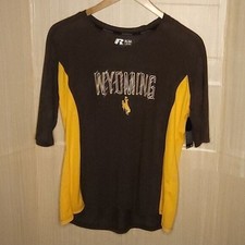 Russell Athletic New University Of Wyoming Collegiate Brown Dolman Sleev…