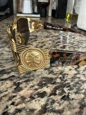 FENDI FS-232 Brown Gold Sunglasses 59-15- 034-125 with Case